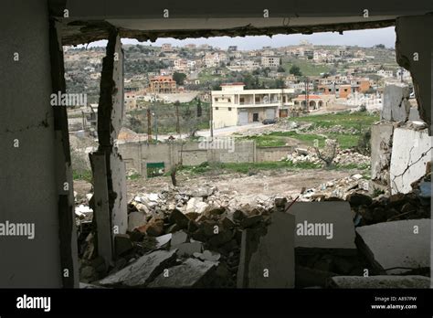 War Destruction Beit Jbriel Southern Lebanon Stock Photo Alamy