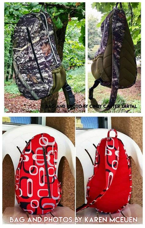 The Teardrop Sport Crossbody Backpack Sling Bag Sewing Pattern Sew