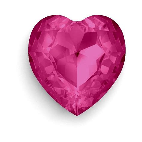 Pink Crystal Heart Gökkuşağı Değerli Taşlar Hediyeler