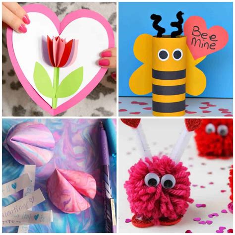 If so, you are going to love this collection of over 40 whether you are looking for fun valentine card ideas, valentine craft arts and crafts ideas, hearts crafts, fun valentine box ideas, or even. Valentine's Day Crafts For Kids - Super Cute and Easy ...