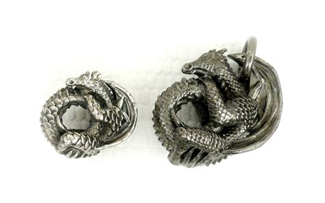 Faerybeads Dragon's Breath and Dark Dragon bead | Dragon pendant, Dragon jewelry, Silver dragon