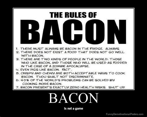 The Rules Of Bacon