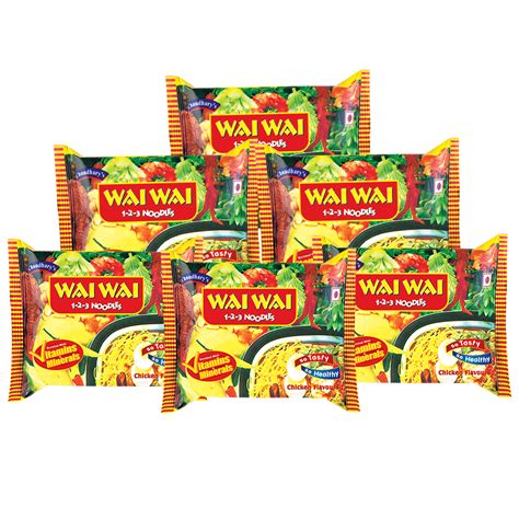 Wai Wai Individual Packs Product Of Chaudhary Group Nepal Mall Ko