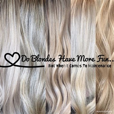 Do Blondes Really Have More Fun Not When It Comes To Maintenance The Hair Spa