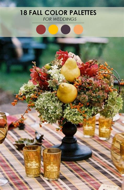 Another thing to consider is that the. Trending for Fall: Wedding Decor Ideas