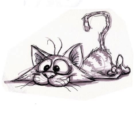 Pin By Stefania Sfriso On Cats Cat Art Cat Drawing Animal Drawings