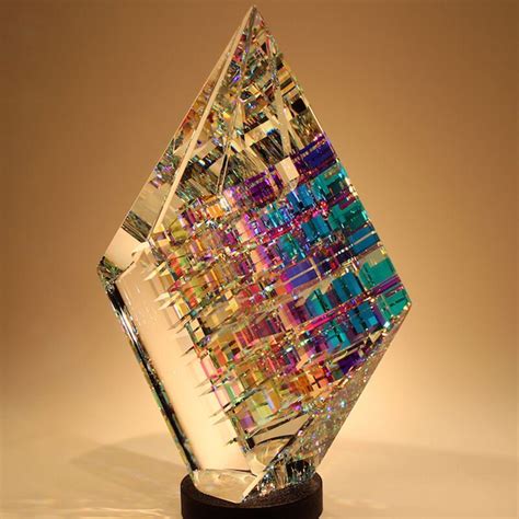 Fine Art Glass Sculpture By Jack Storms The Aerial Is One Of The First