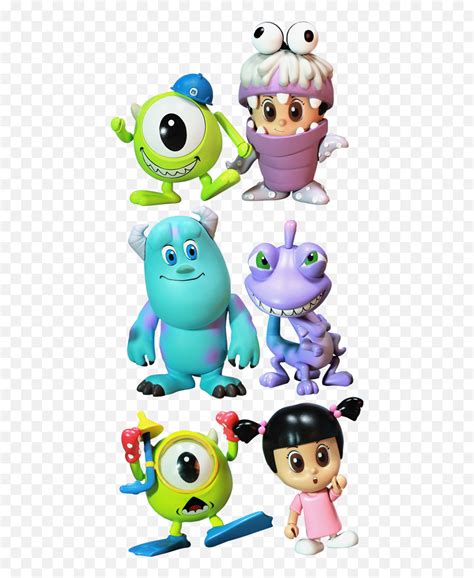 Disney Monsters Inc Cosbaby Series Complete Set Vinyl Collectible By