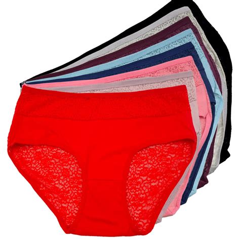 cotton briefs women s lingerie solid color breathable panties seamless soft sexy lace underwear