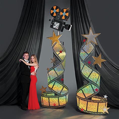Filmstrip Column With Movie Camera Kit Prom Decorations In 2022