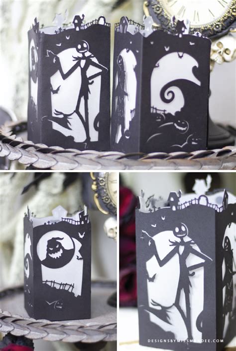 Nightmare Before Christmas Paper Lantern Designs By Miss Mandee