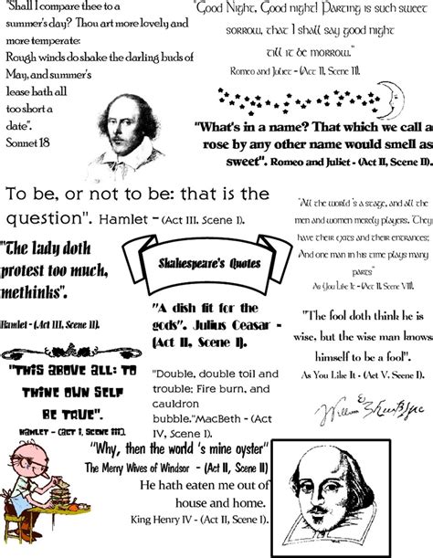 Lady macbeth speaks these lines to evaluate that macbeth is not as ruthless as she is. Shakespeare quotations poster & other free printables | Homeschool - Language Arts | Pinterest ...