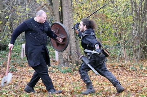 Larp Fight Taken By Sam Bifford Byford Larp Group Seaxe And