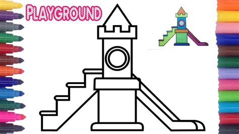 Learn Colors With Draw Playground For Kid Coloring Pages How To Draw