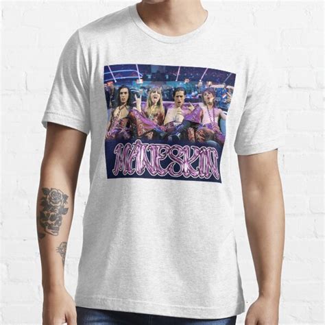 Maneskin Group Win Eurovision M Neskin T Shirt By Tessyart Redbubble