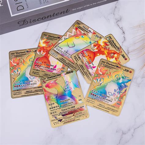 Metal Gold Pokemon Cards Vsateacher