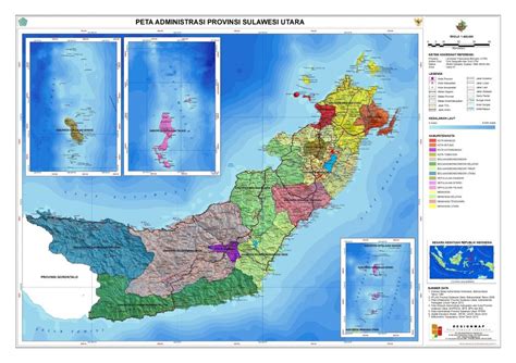 Peta Administrasi BPK RI Perwakilan Provinsi SULAWESI UTARA
