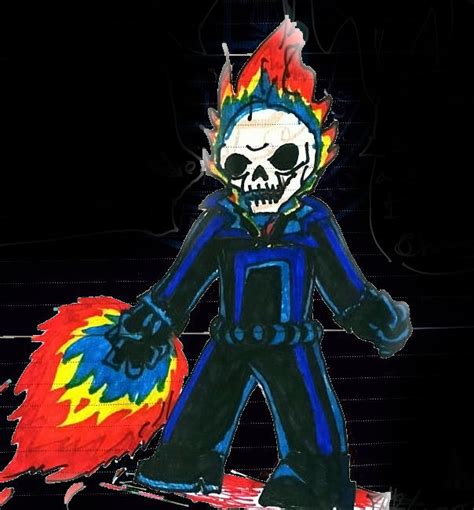 Little Happy Ghost Rider By Atrafeathers On Deviantart