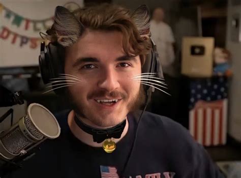 A Man Wearing Cat Ears And Headphones