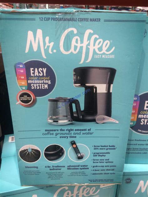 Costco 3195747 Mr Coffee 12 Cup Easy Measure Programmable