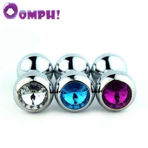 Oomph 1pcs Metal Anal Toys Butt Plug Stainless Steel Anal Plug Anal
