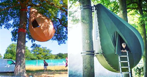 These Suspended Tree Tents Let You Camp Up In The Trees Away From The