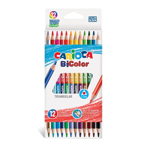 Creioane Color Carioca Bi Color 12set Carioca România