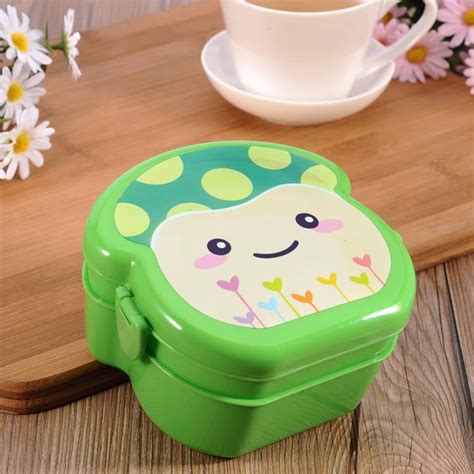 Cartoon Cute Mushroom Lunch Box Leak Proof Bento Box Portable School