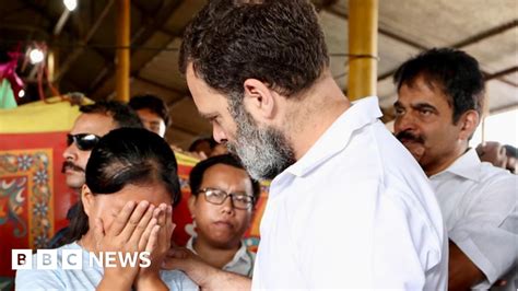 Rahul Gandhi Congress Leader Meets Victims Of Violence In Manipur