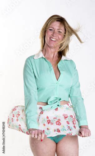 Womans Skirt Blowing Up In The Wind Stock Photo Adobe Stock