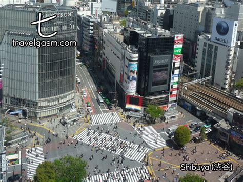 Shibuya Scramble Crossing Center Gai Tokyo Japan
