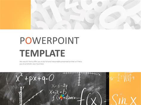 Math Powerpoint Template Printable Templates