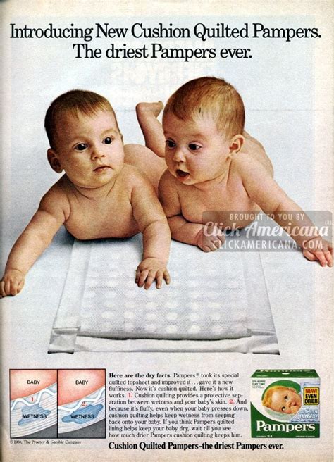 Vintage Disposable Diaper Ads Huggies Pampers Luvs 1980s Click