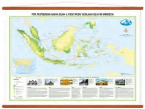 Peta Penyebaran Agama Islam Dan Pusat Pusat Kerajaan Islam Di Indonesia