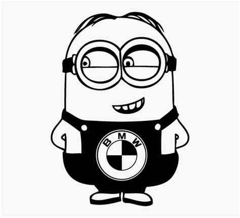 Vector Minion Diwali Minions Black And White Png Free Transparent