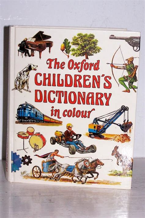 The Oxford Childrens Dictionary In Colour 1979 Kitchengarden