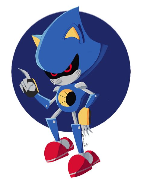 Fettiowi — A Metal Sonic I Wanted To Try Drawing Him Again