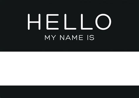 Hello My Name Is Black Einfach So 🤠🙈🐟 Echte Postkarten Online Versenden Postkarten