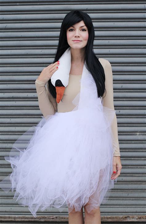 Bjork Swan Dress Costume Tutorial A Beautiful Mess