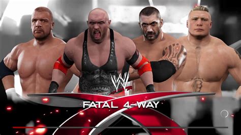 Wwe 2k17 Ryback Vs Triple H Vs Batista Vs Brock Lesnar Requested Fatal