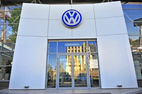 Volkswagen Dealer Center Facade Of Building Editorial Photo Image Of