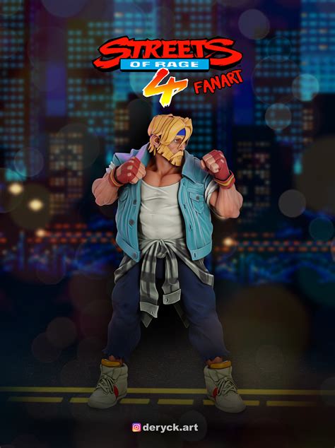 Streets Of Rage 4 Axel Fanart Zbrushcentral