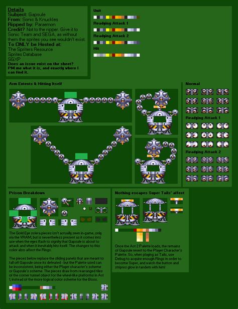 Genesis 32x Scd Sonic And Knuckles Gapsule The Spriters Resource