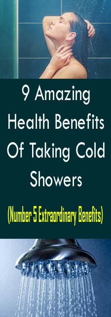 9 Amazing Health Benefits Of Taking Cold Showers Health Remedies Article