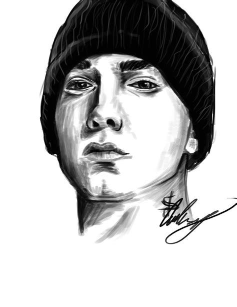 Eminem Sketch By Kearneyaustin On Deviantart