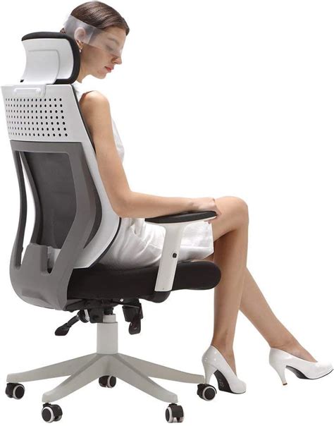 Hbada Ergonomic Office Chair High Back Adjustable Mesh Computer Desk