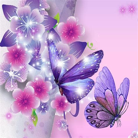 Download Butterfly Wallpapers Love Glitter Pink Neon