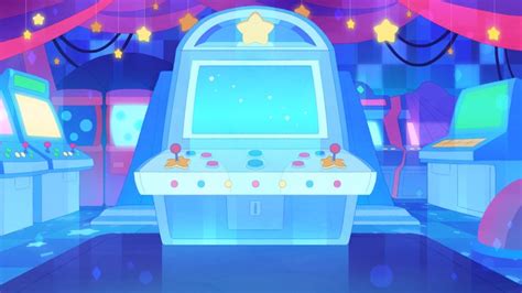 Arcade Game Bg Design And Paint In 2020 Bee And Puppycat Anime
