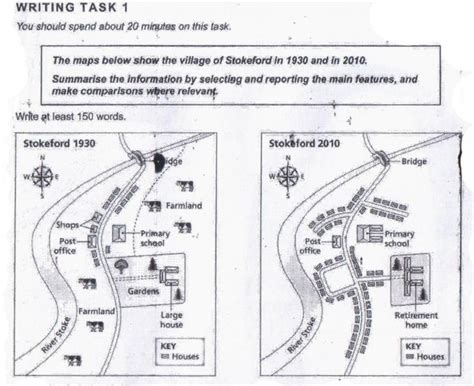 Ielts Writing Task 1 Two Maps Images And Photos Finder