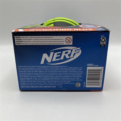 Nerf Weather Blitz Football For All Weather Play Hasbro Easy To Hold